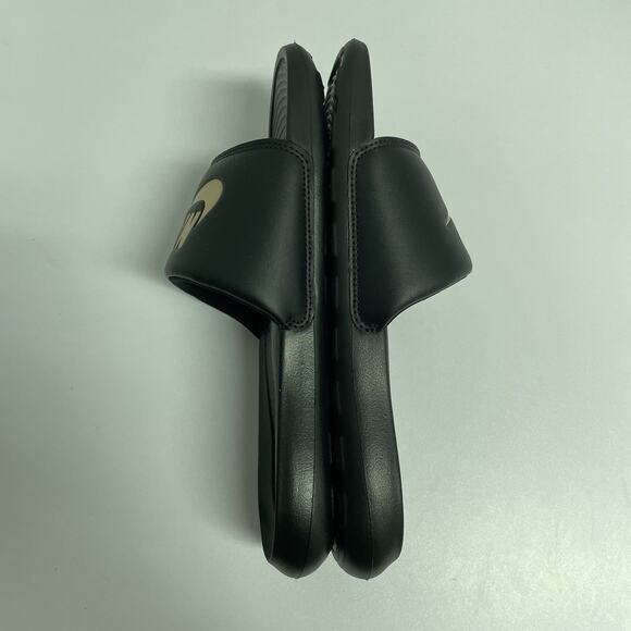 Nike Victori One Slide Black Metallic Gold CN9675 006 Size 8 Men Sandal Slipper